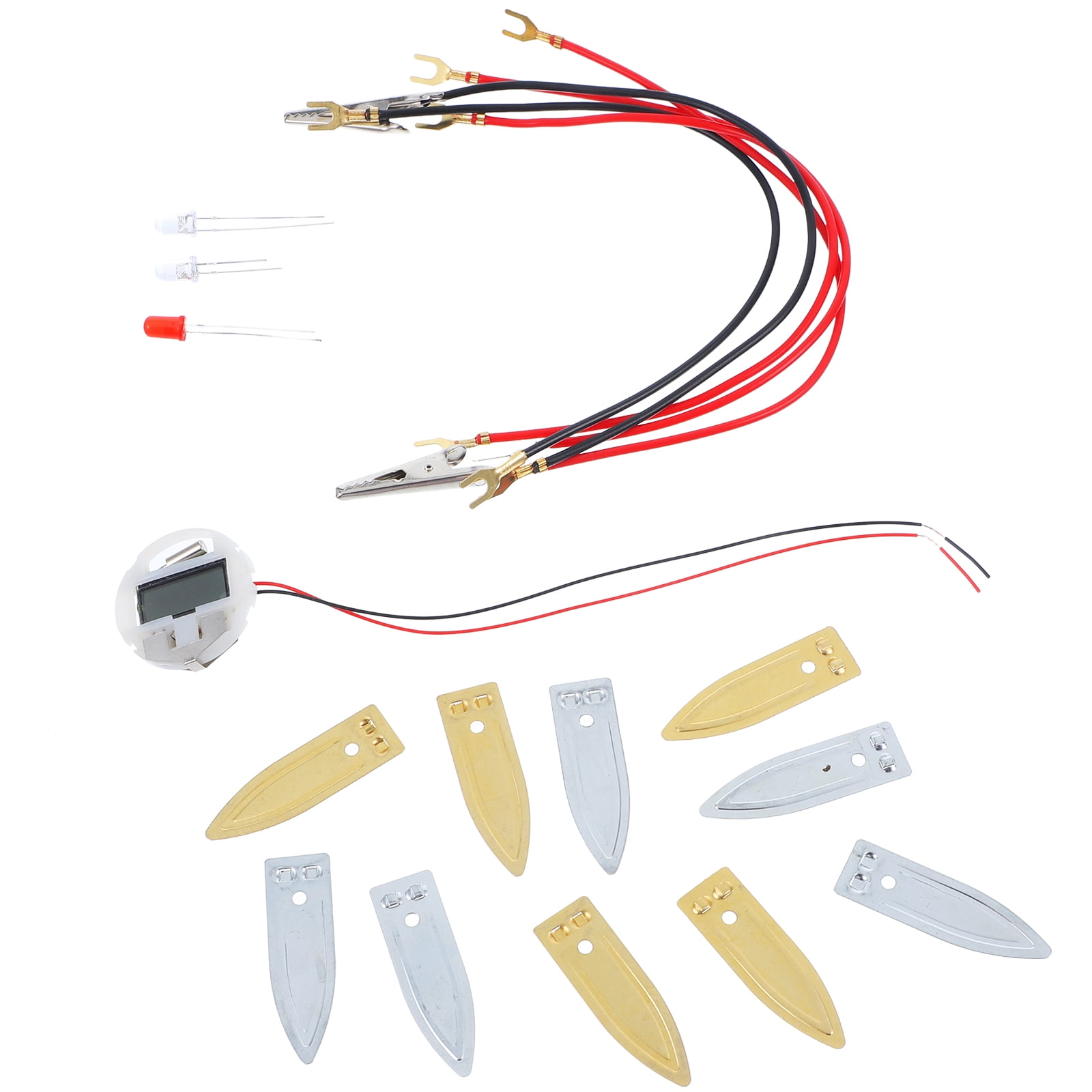 Added 1 Set of Fruit Battery Science Experiment Kit for School Science Project Kids DIY Fruit Battery Lab Experiments to Wishlist