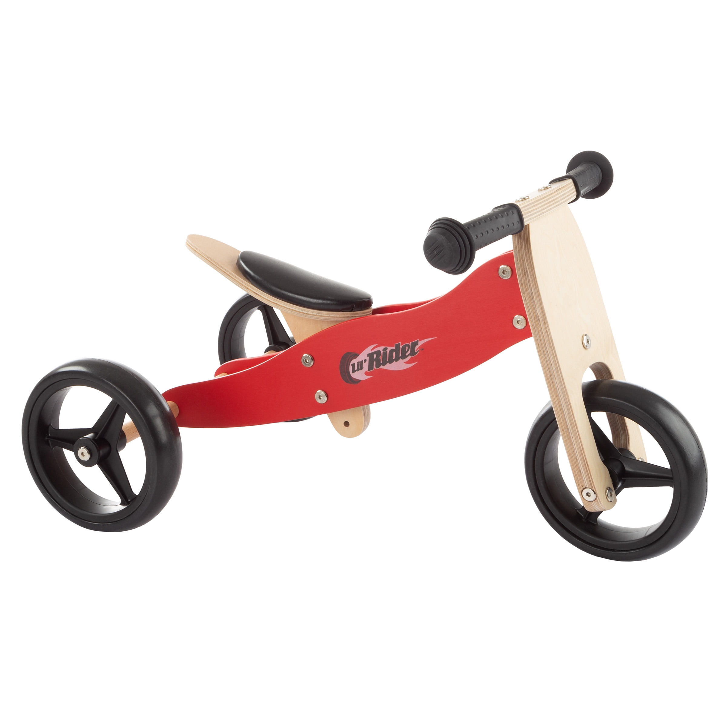 Added 2-in-1 Wooden Balance Bike & Push Tricycle- Ride-On Toy for Ages 1-3 by Lil? Rider to Wishlist