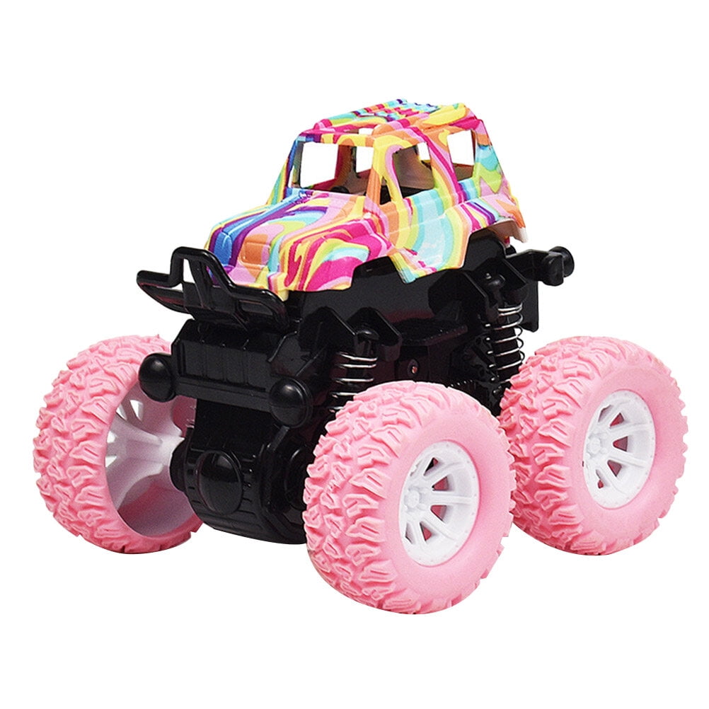 Added Cross Country Vehicle Model Toy Inertia Automobile Toy Model Car Toy Anti-impact Car Toy Four Wheel Drive Vehicle Toy Pink to Wishlist