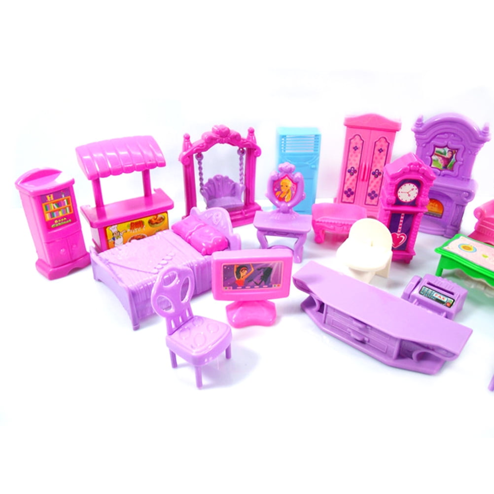 Added 22Pcs Dollhouse Play Set Plastic Furniture Miniature Rooms Baby Kids Pretend Play Toys to Wishlist