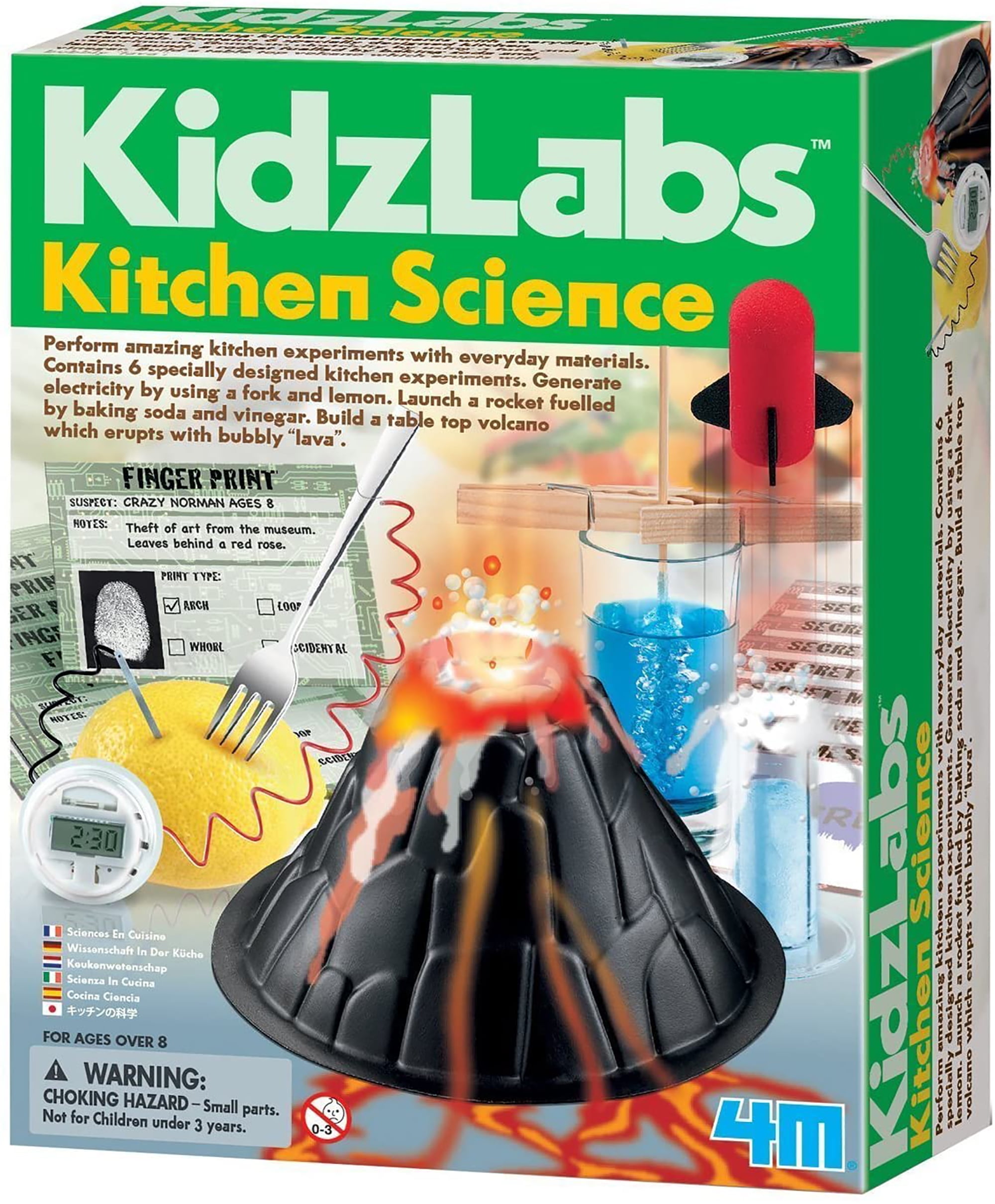 Added 4M Kitchen Science Kit - DIY Chemistry Experiment Lab Stem Toys Gift for Kids & Teens, Boys & Girls (3806) to Wishlist