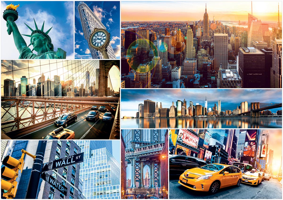 Added Trefl New York - Collage 4000 pieces4000 pieces to Wishlist