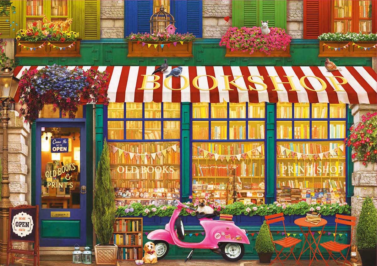 Added EDUCA BORRAS PUZZLE Vintage Book Shop 4000 Piece Puzzle to Wishlist