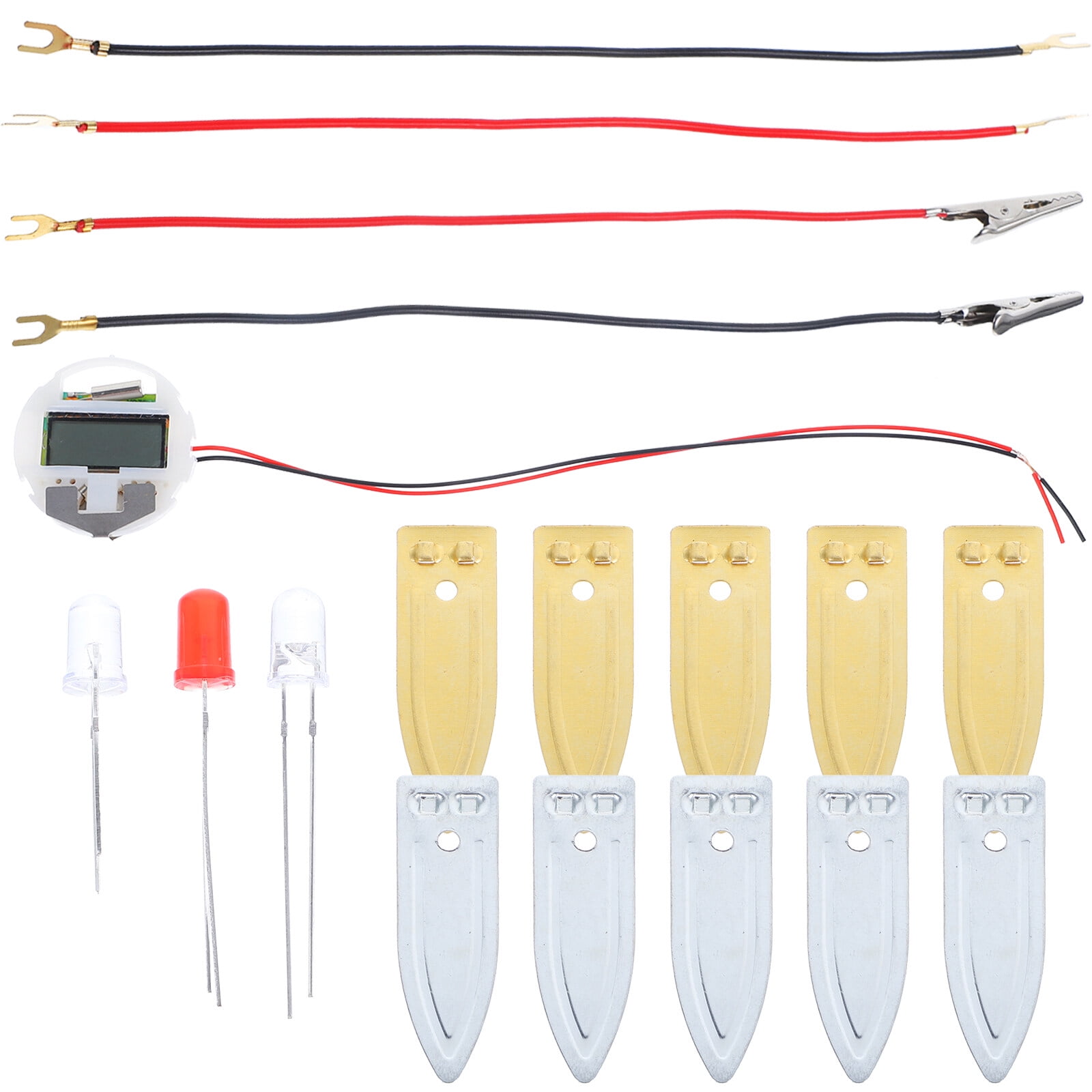 Added 1 Set of Fruit Battery Science Experiment Kit for School Science Project Kids DIY Fruit Battery Lab Experiments to Wishlist