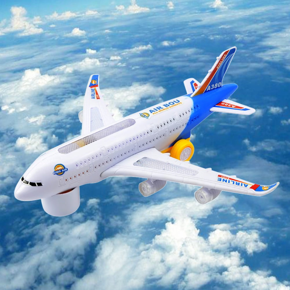 Added Airplane Toys for Kids,Toddler Toy Plane with LED Flashing Lights and Sounds for Boys & Girls 3 -12 Years Old to Wishlist