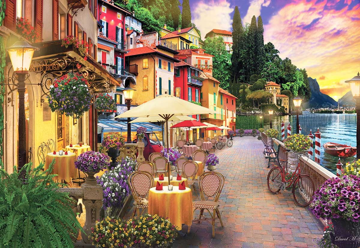 Added Anatolian Puzzle Lake Como, 2000 Piece Jigsaw Puzzle, Multicolor (3944) to Wishlist