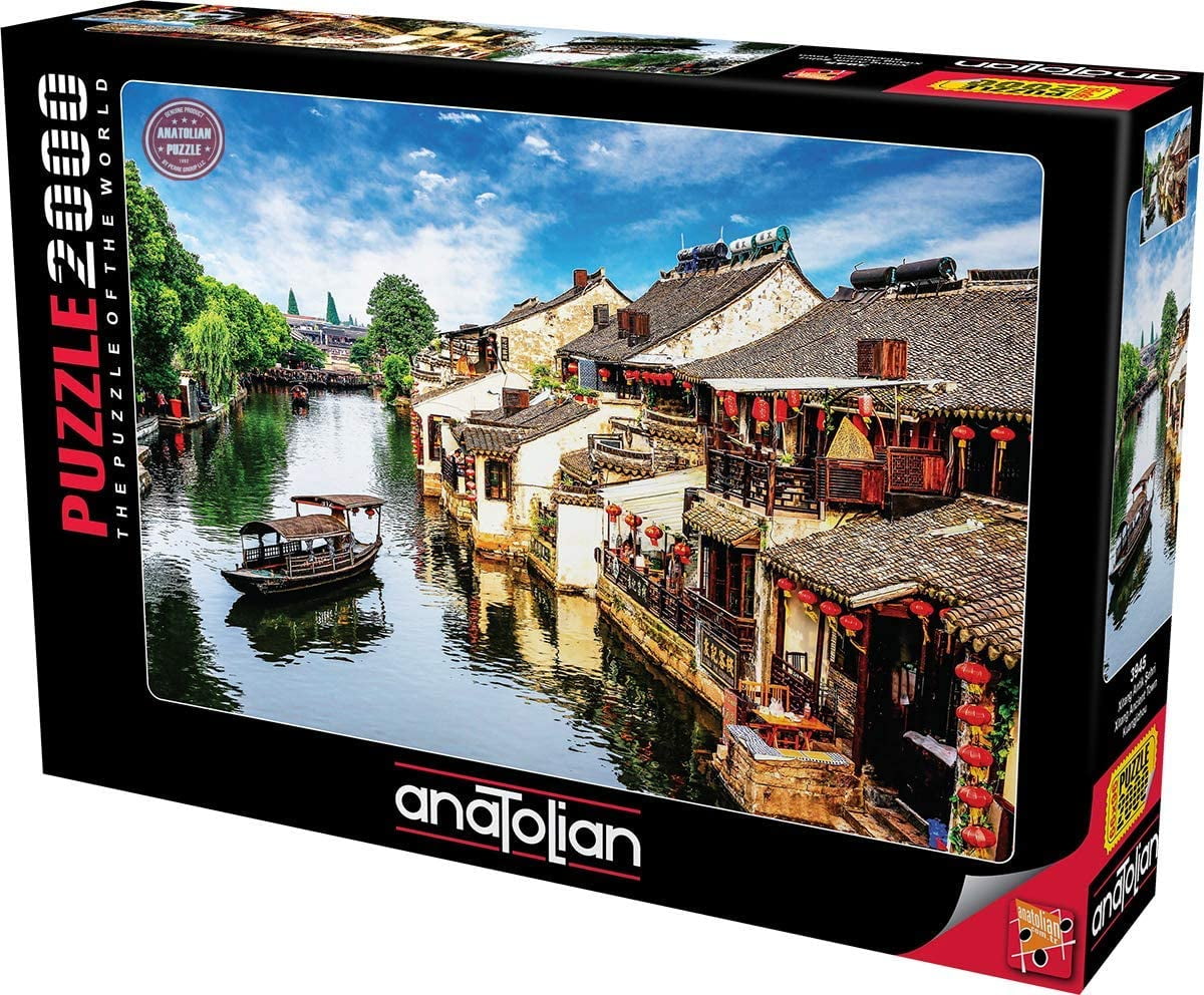 Added Anatolian Puzzle - Xitang Ancient Town, 2000 Piece Jigsaw Puzzle, Code: 3945, Multicolor to Wishlist