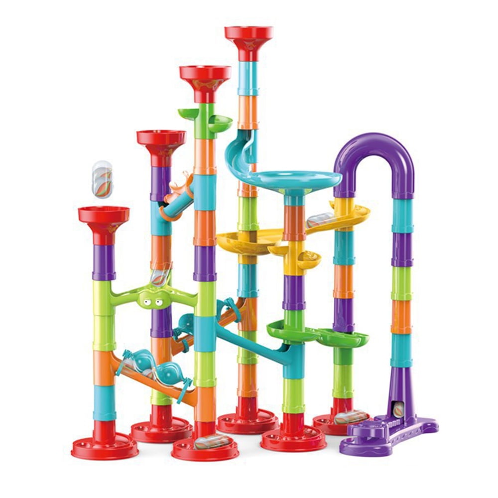 Added Anself 113 Pieces 3D Marble Run Set Construction Building Blocks STEM Learning Toy Early Education for Age 3+ Boys & Girls to Wishlist