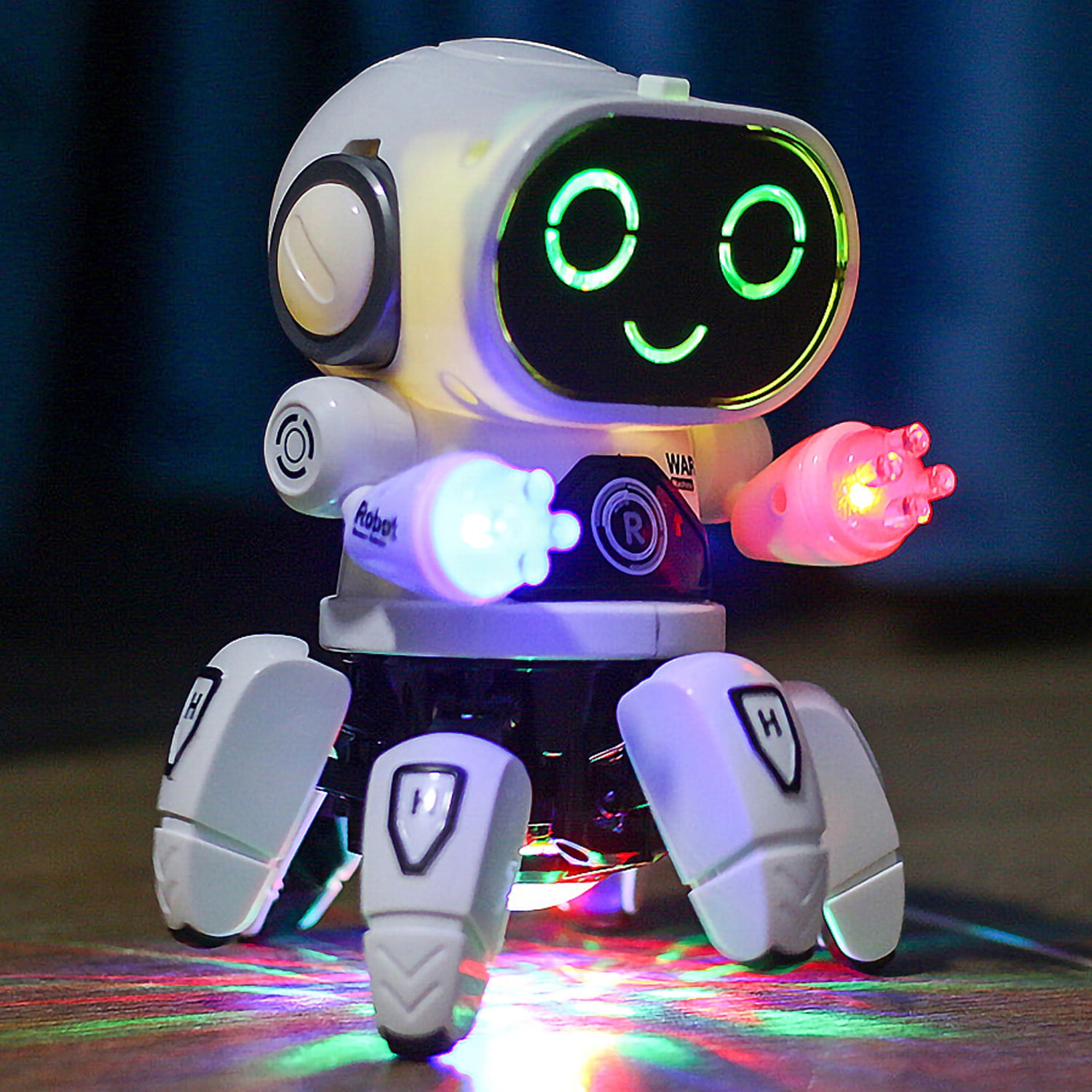 Added Aursear Robot Toys for Kids, Electronic Walking Dancing Robot Toy with Flashing Lights and Music, White to Wishlist