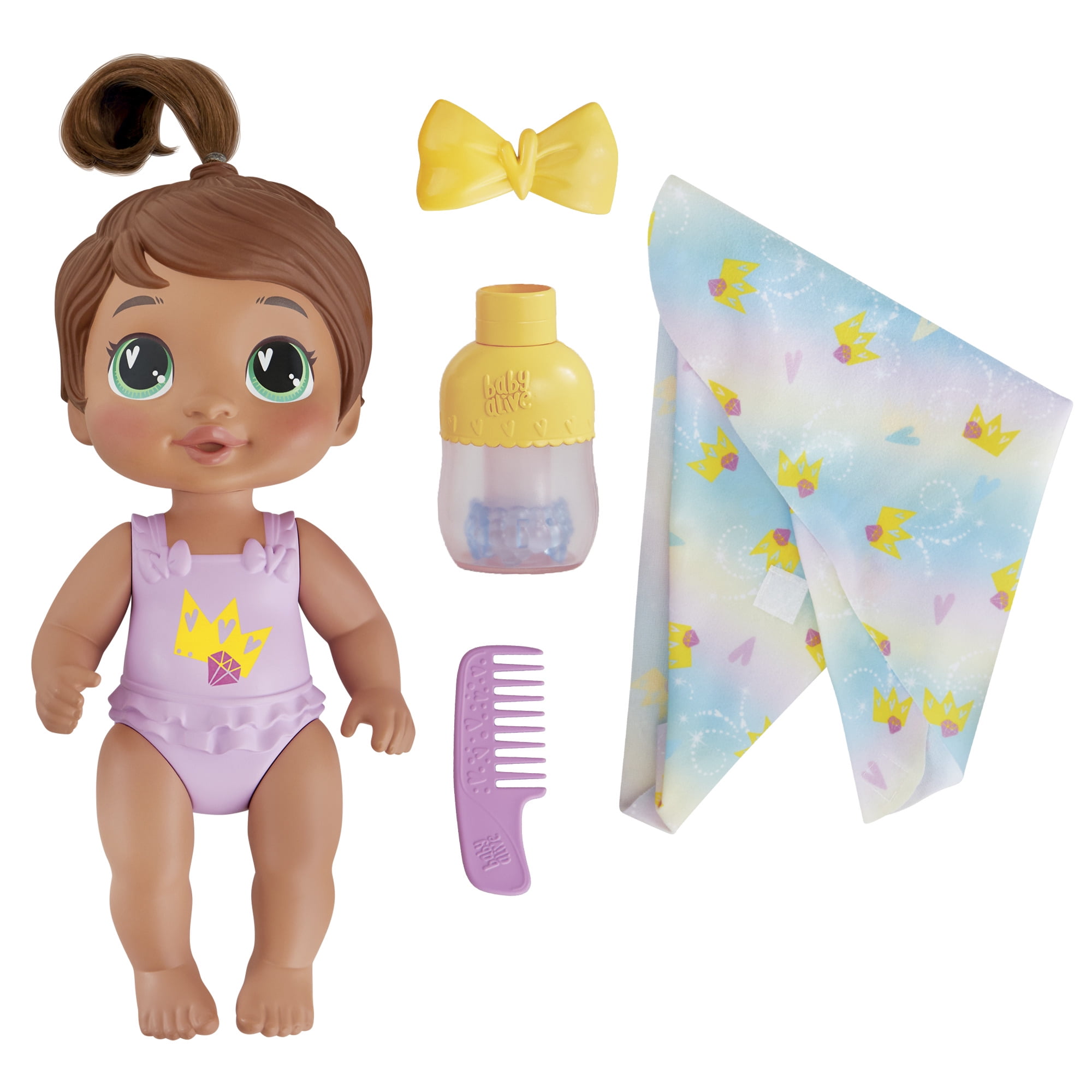 Added Baby Alive Shampoo Snuggle Sophia Sparkle Brown Hair Water Baby Doll to Wishlist