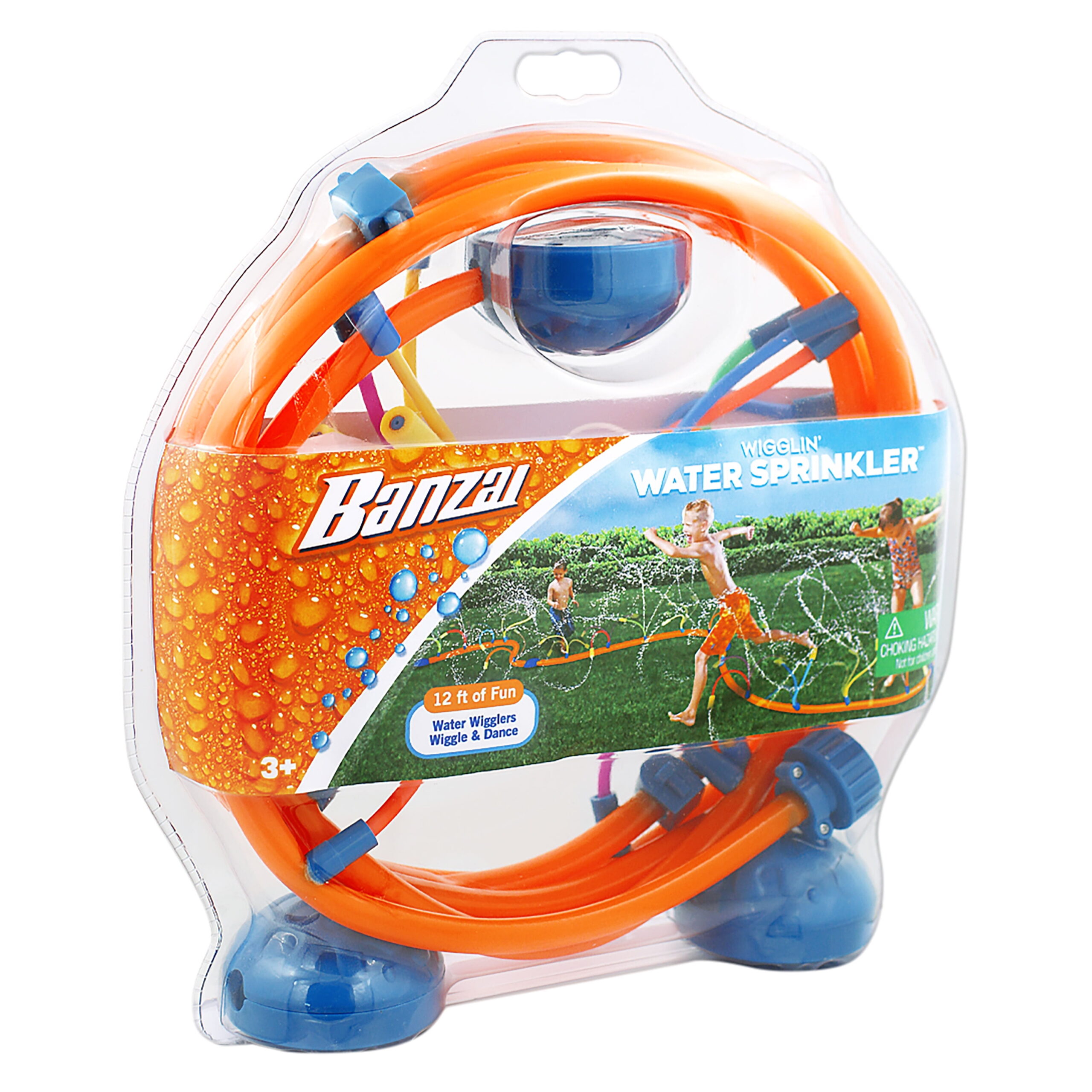 Added Banzai Wigglin Water Sprinkler 12’L Outdoor Lawn Sprayer Summer Family Fun Ages 3+ to Wishlist