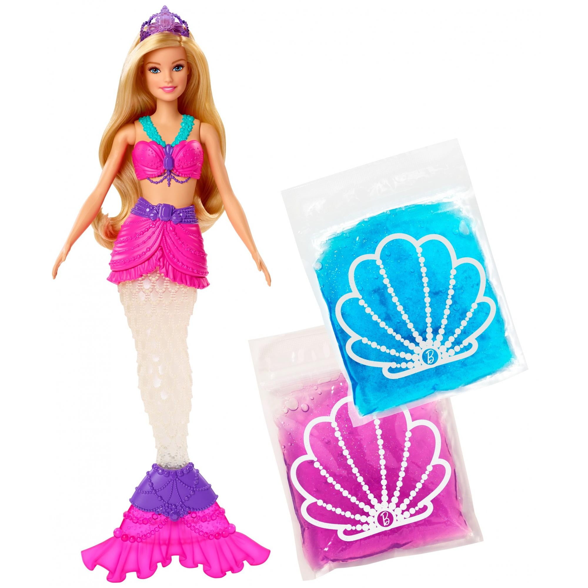 Added Barbie Dreamtopia Slime Mermaid Doll with 2 Slime Packets to Wishlist