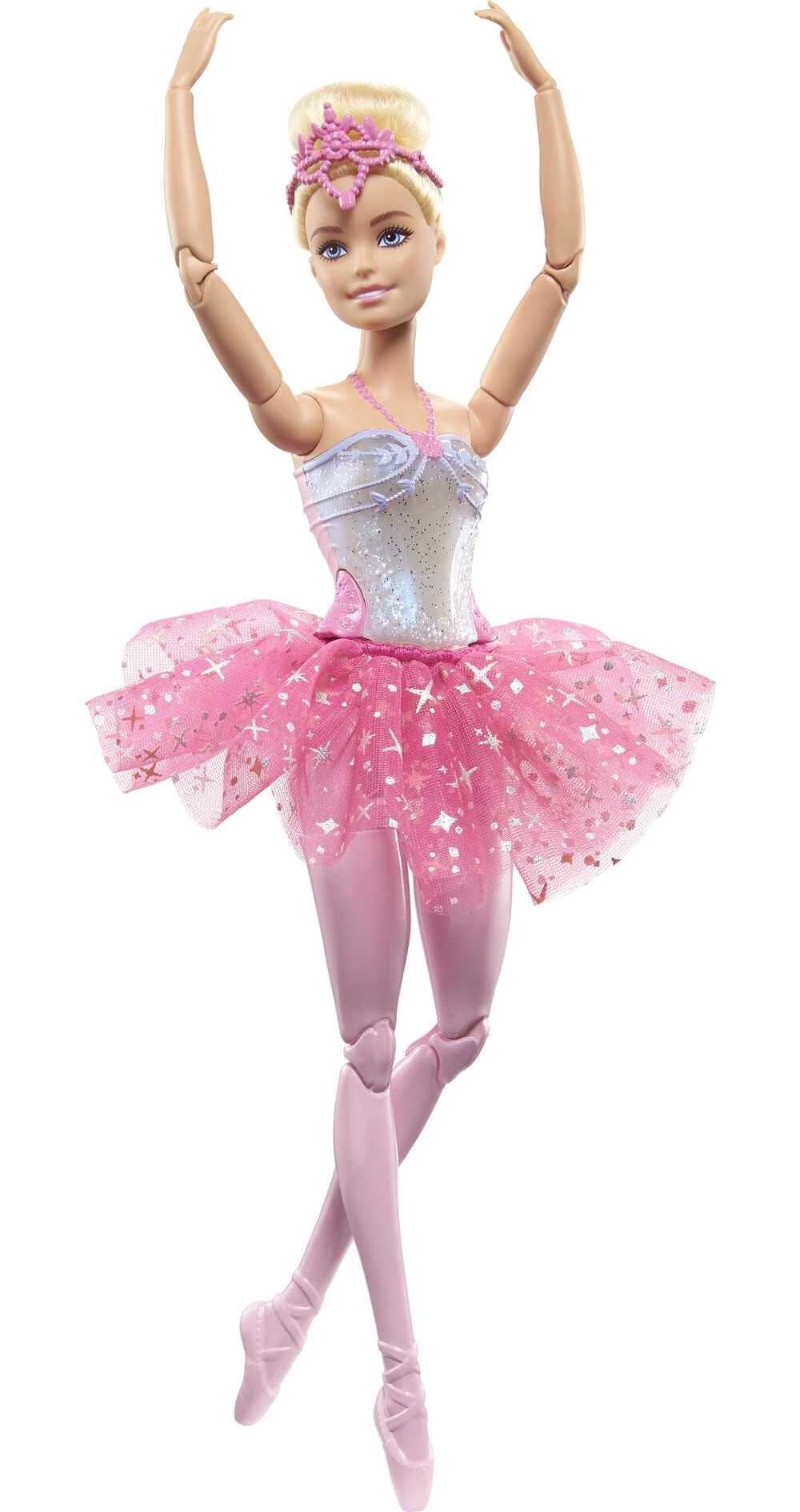 Added Barbie HLC25 Dreamtopia Twinkle Lights Ballerina Doll, Blonde with Light-Up Feature, Tiara and Tutu to Wishlist