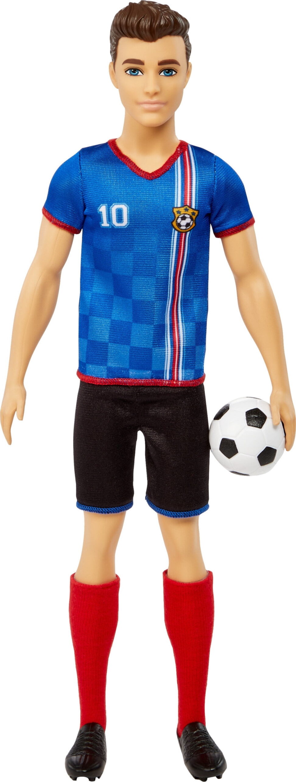 Added Barbie Ken Soccer Doll, Cropped Hair, #10 Uniform, Soccer Ball, Cleats, Socks, 3 & Up to Wishlist