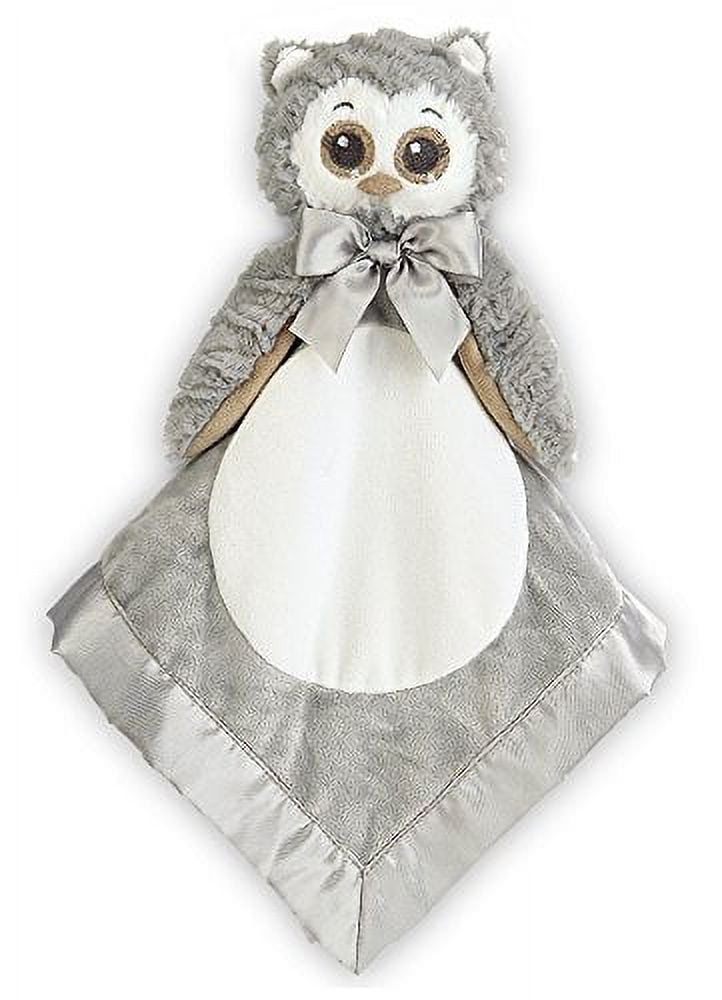 Added Bearington Baby Lil' Owlie Snuggler, Gray Owl Plush Stuffed Animal Security Blanket, Lovey 15", Unisex to Wishlist