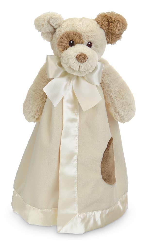 Added Bearington Unisex Baby Lil' Spot Snuggler, Puppy Dog Plush Stuffed Animal Security Blanket, Lovey 15" to Wishlist