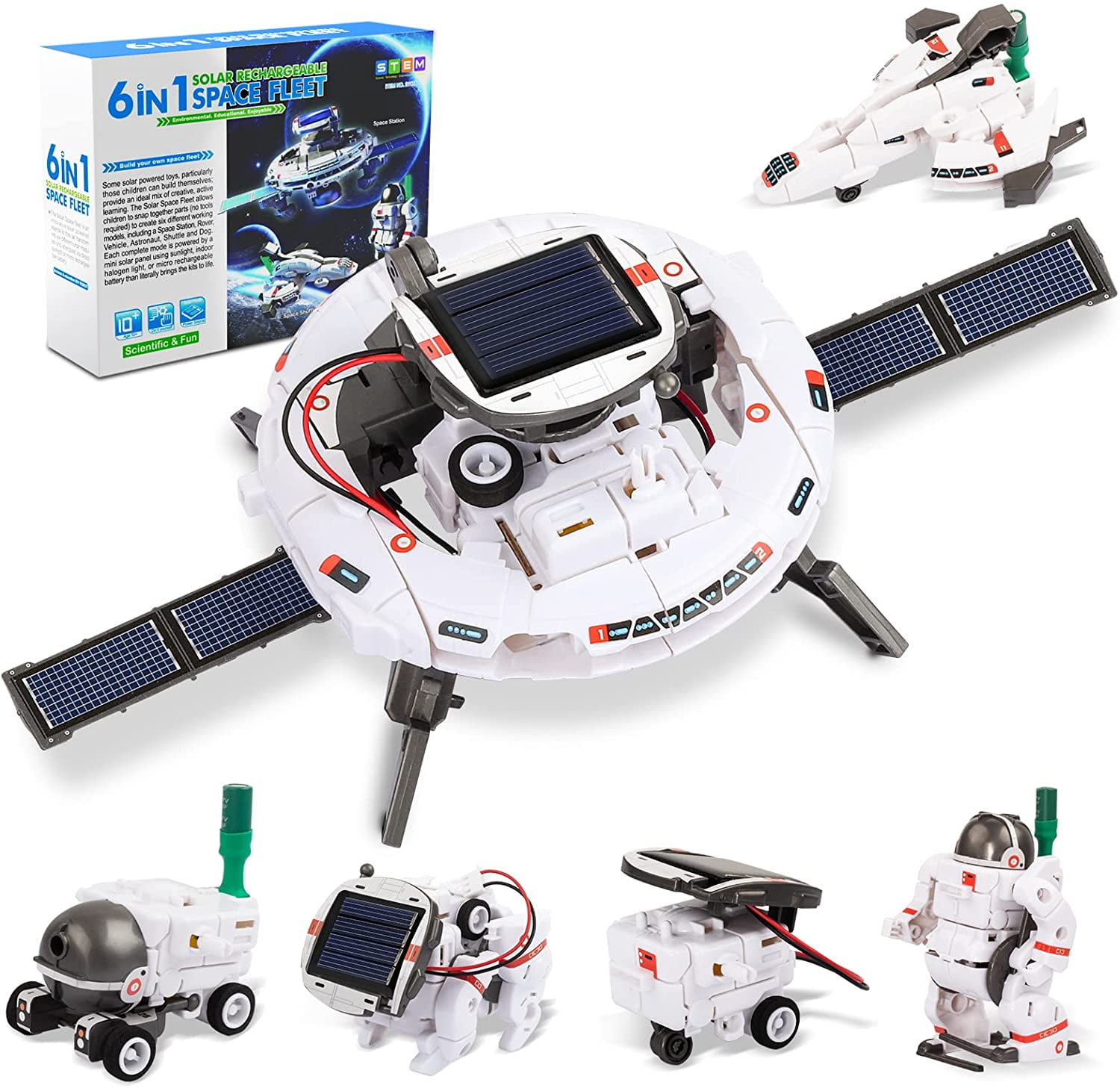 Added Beefunni STEM Toys 6-in-1 Space Solar Robot Kit,Educatoinal Learning Science Building Toys Gift for Kids Age 8 and Up to Wishlist