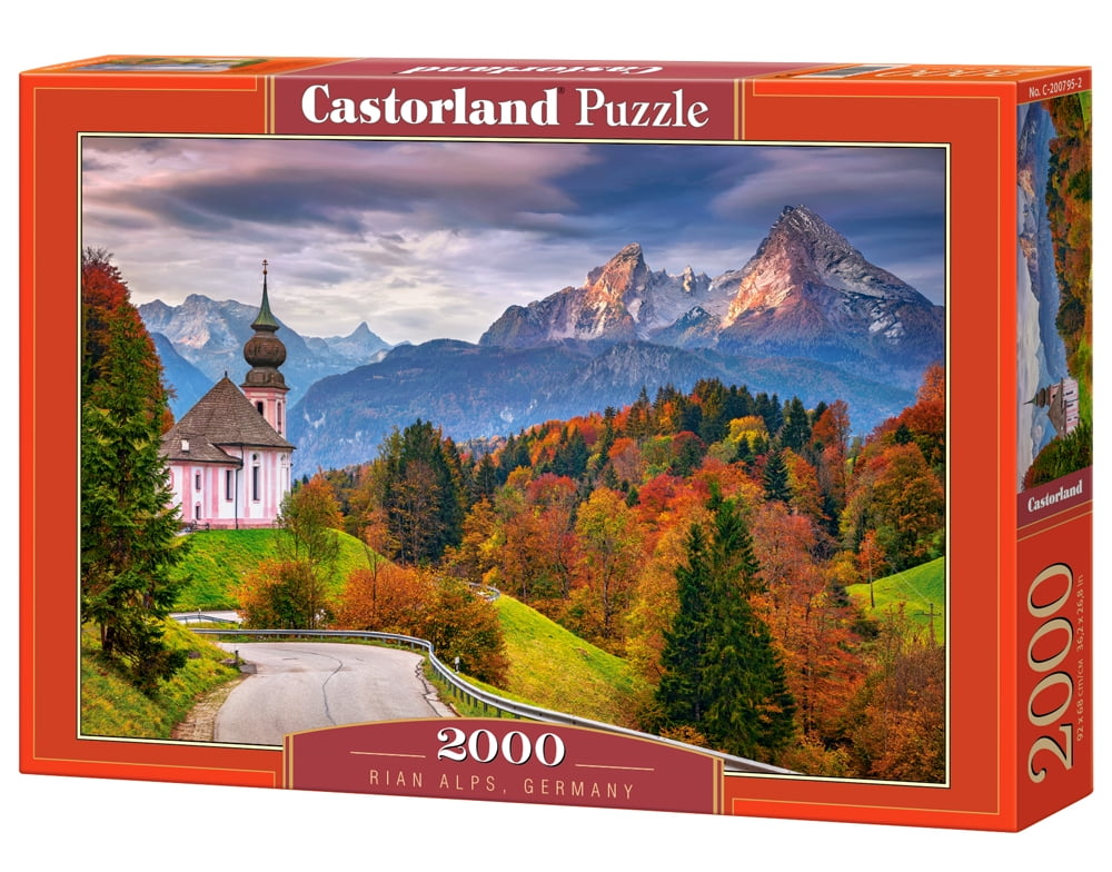 Added Bridge Toys - Castorland, 2000 Piece Jigsaw Puzzle, Autumn in Bavarian Alps, Germany to Wishlist