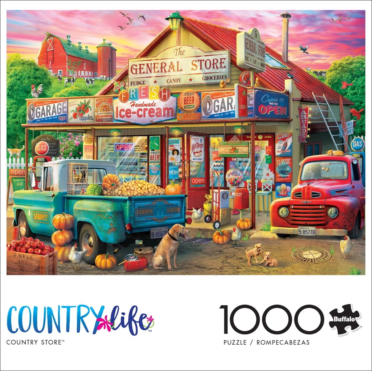 Added Buffalo Games 1000-Piece Country Life Country Store Jigsaw Puzzle to Wishlist