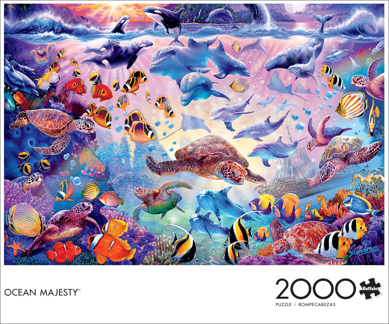 Added Buffalo Games 2000-Piece Ocean Majesty Jigsaw Puzzle to Wishlist