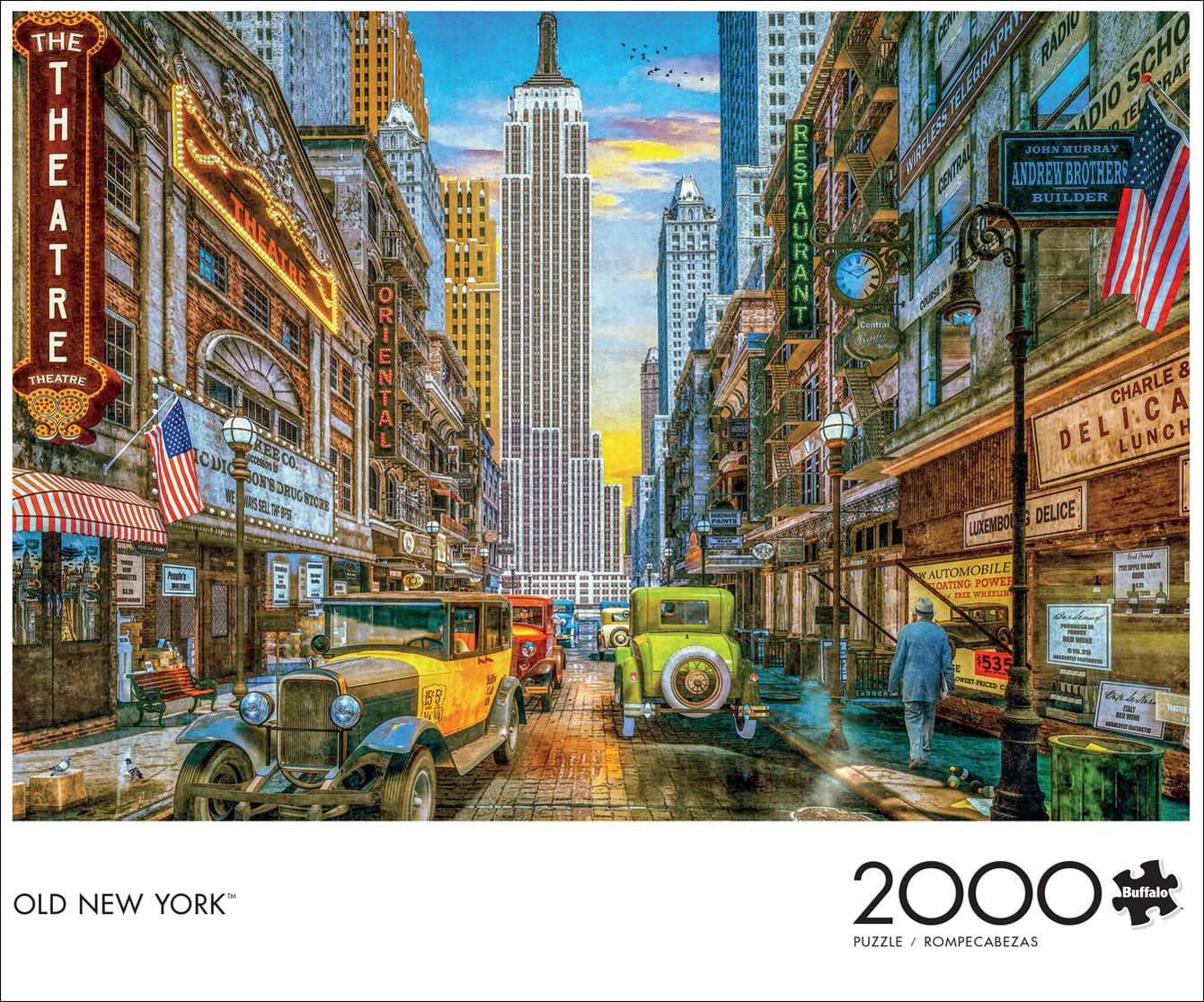 Added Buffalo Games 2000-Piece Old New York Interlocking Jigsaw Puzzle to Wishlist