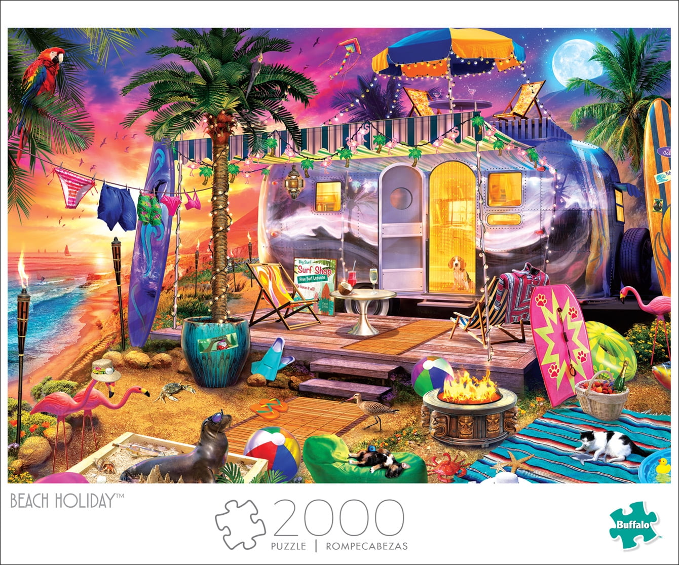 Added Buffalo Games - Art of Play - Beach Holiday - 2000 Piece Jigsaw Puzzle to Wishlist