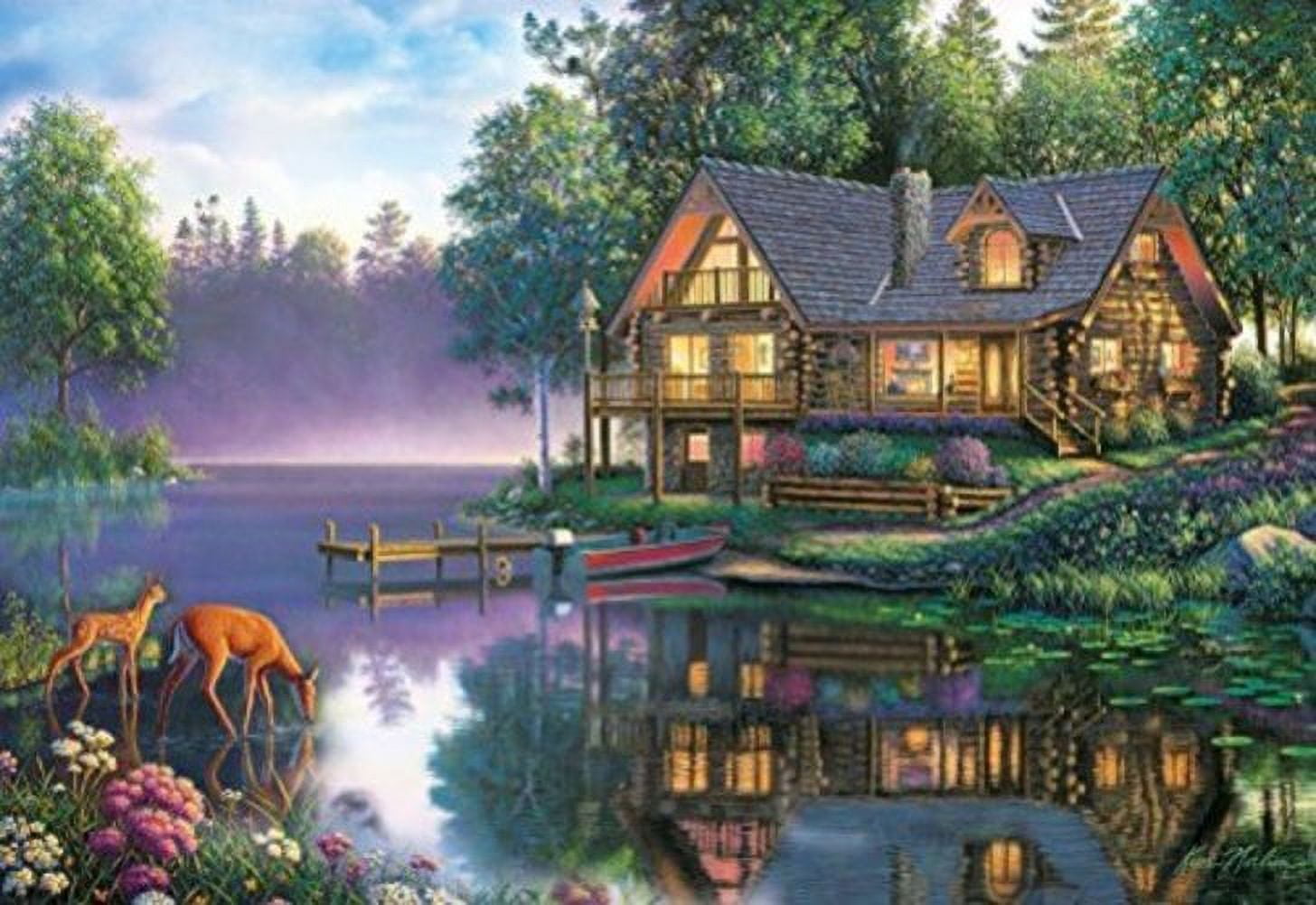 Added Buffalo Games Kim Norlien - Cabin Fever 2000 Pieces Jigsaw Puzzle to Wishlist