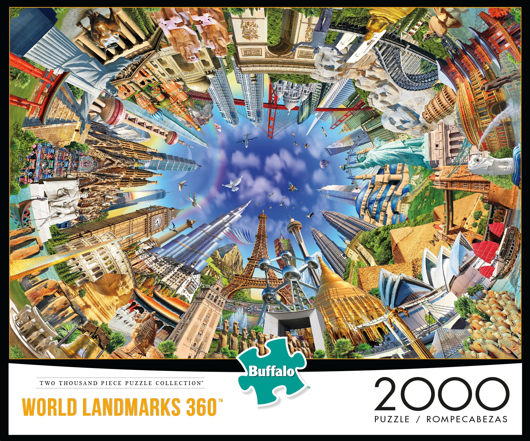 Added Buffalo Games - World Landmarks 360 - 2000 Piece Jigsaw Puzzle to Wishlist