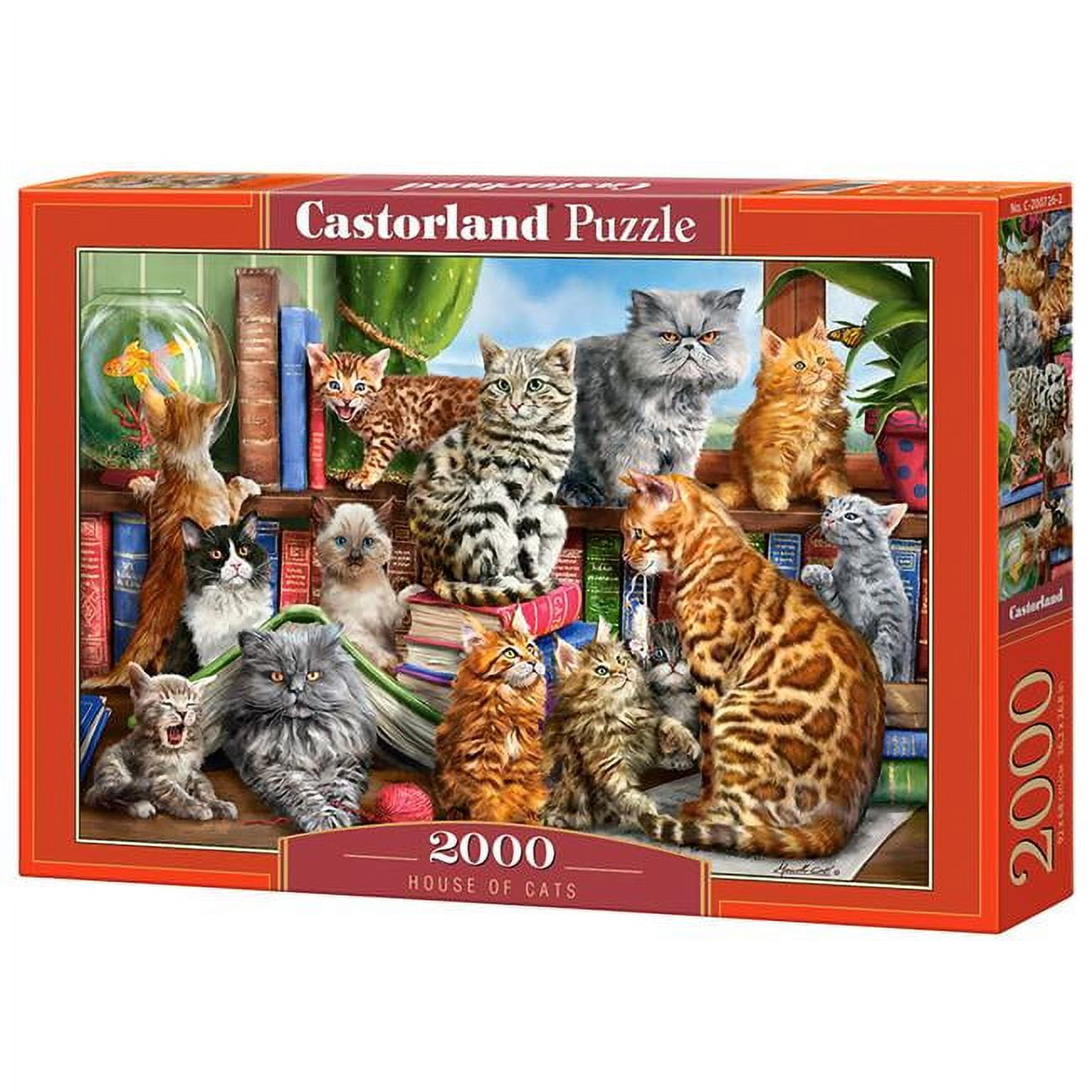 Added Castorland House of Cats 2000 Piece Jigsaw Puzzle to Wishlist