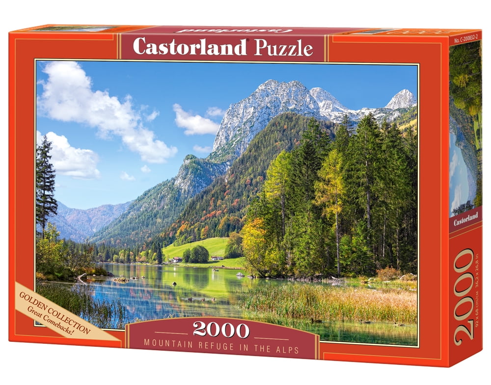 Added Castorland Mountain Refuge in the Alps 2000 Piece Jigsaw Puzzle to Wishlist