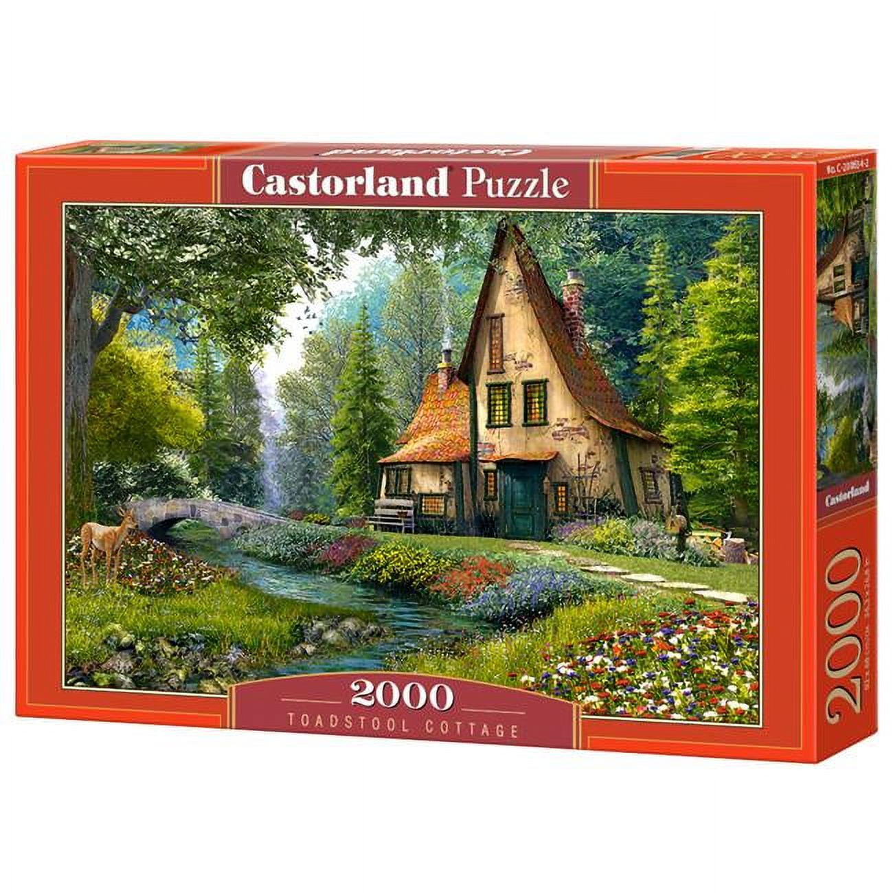 Added Castorland Toadstool Cottage 2000 Piece Jigsaw Puzzle to Wishlist