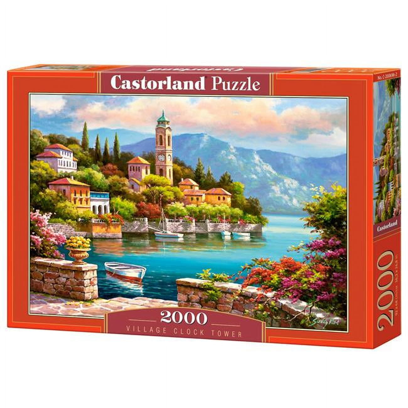 Added Castorland Village Clock Tower 2000 Piece Jigsaw Puzzle to Wishlist