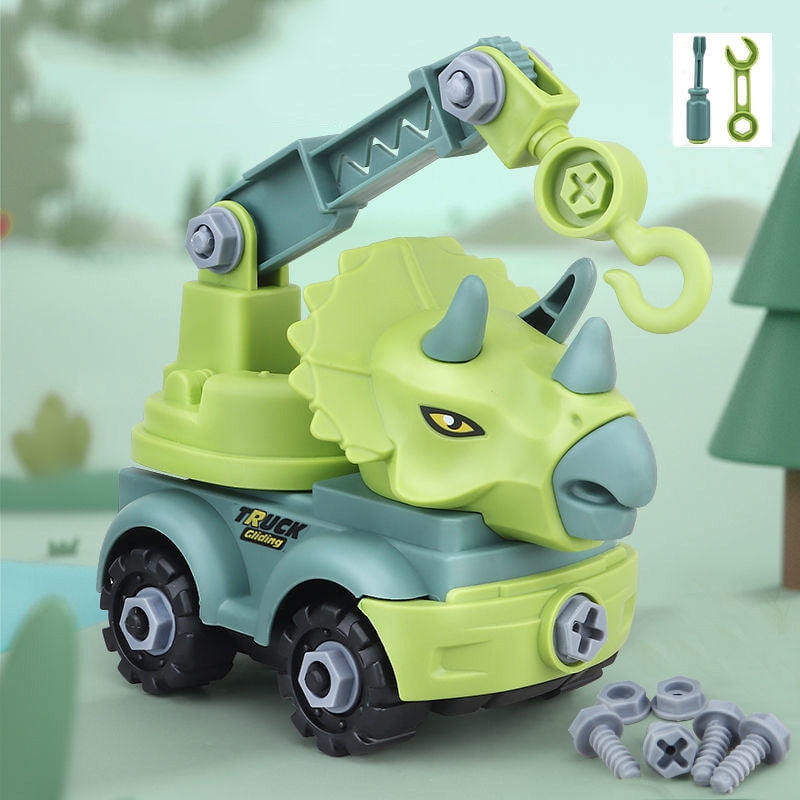 Added Children's construction toy dinosaur project automobile excavator dump truck to Wishlist