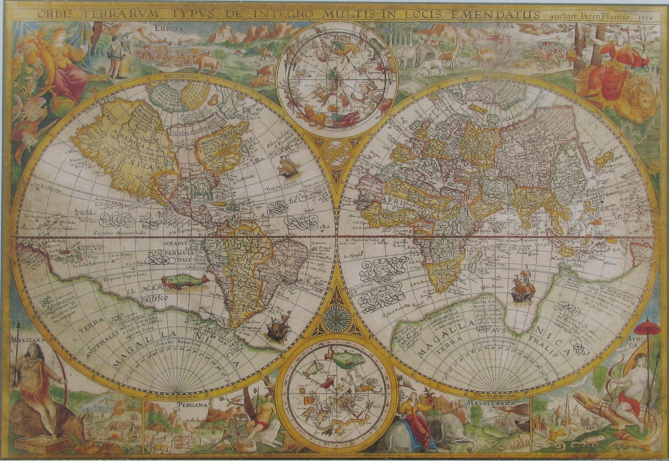 Added Clemontoni ANCIENT MAP 1594 2000 pc Jigsaw Puzzle to Wishlist