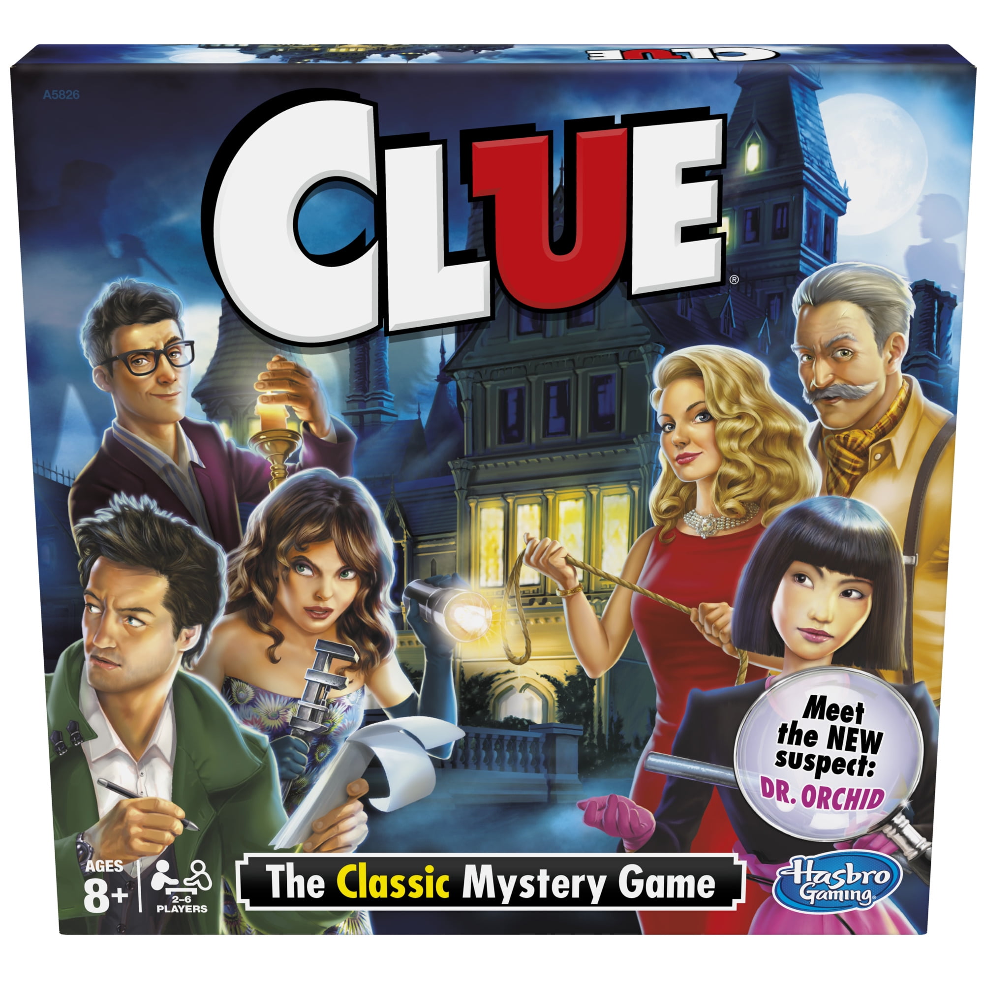 Added Clue Classic Mystery Board Game with Activity Sheet for Kids and Family Ages 8 and Up, 2-6 Players, Only At Walmart to Wishlist