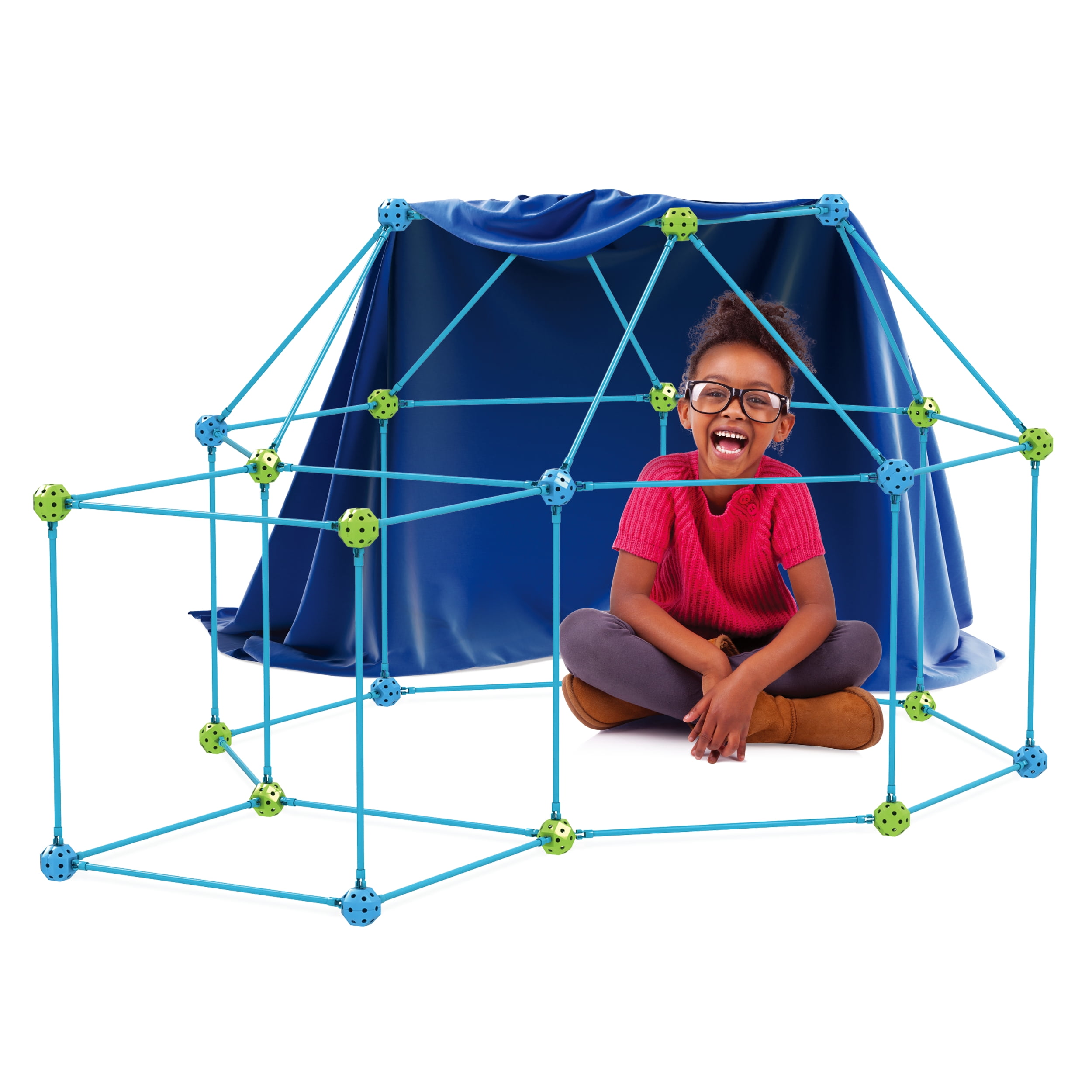 Added Construct-a-Fort Buildable Children's Playset, 85 Pieces Count per Pack, Ages 3+ by MinnARK to Wishlist