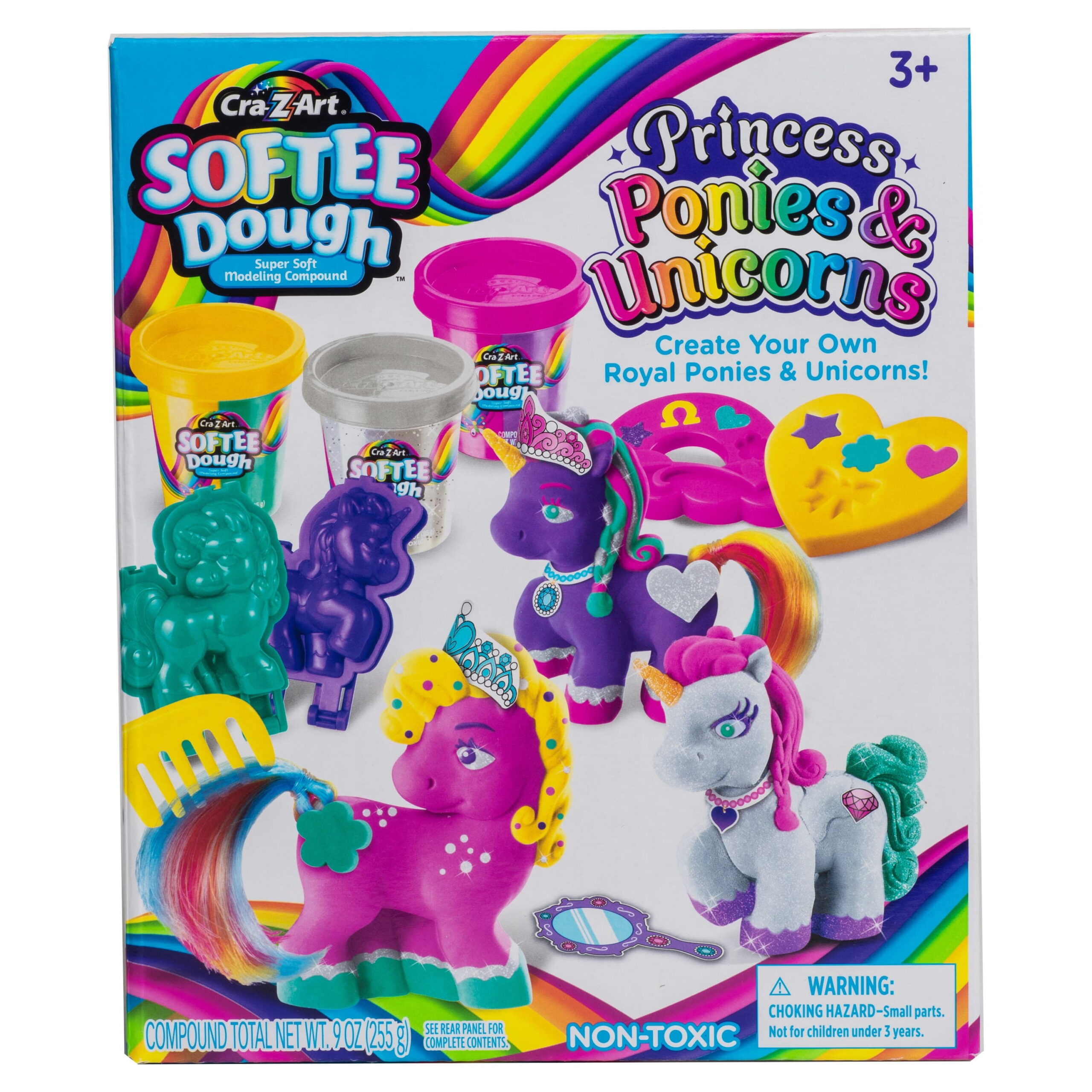 Added Cra-Z-Art Softee Dough Princess Ponies & Unicorn, 1 Multicolor Dough Kit, Child Ages 3 and up to Wishlist