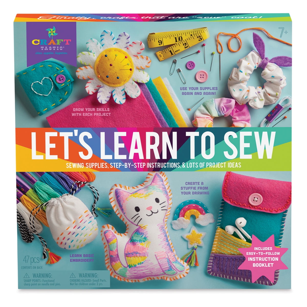 Added Craft-Tastic Let's Learn To Sew Kit to Wishlist