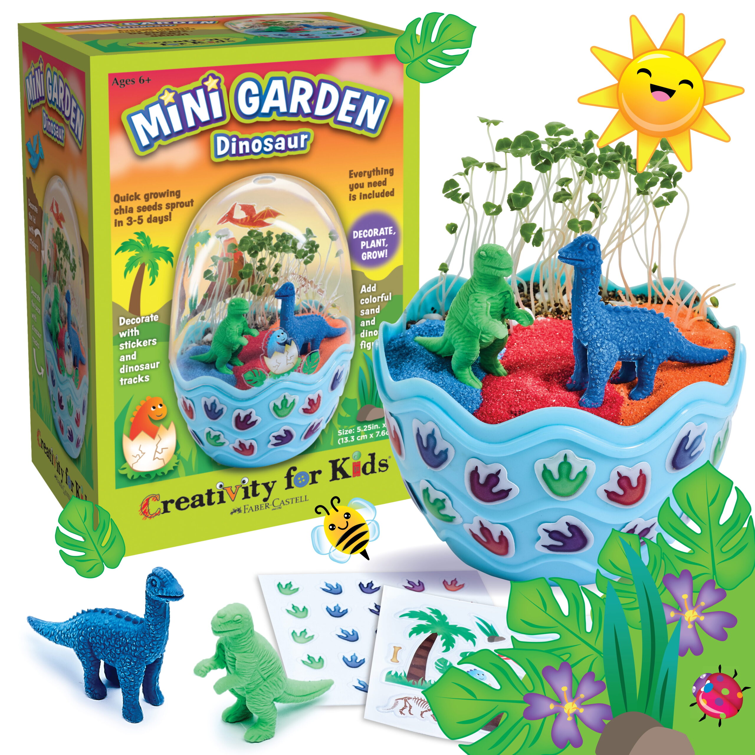 Added Creativity for Kids Mini Garden Dinosaur - Child, and Beginner Craft Kit for Boys and Girls to Wishlist