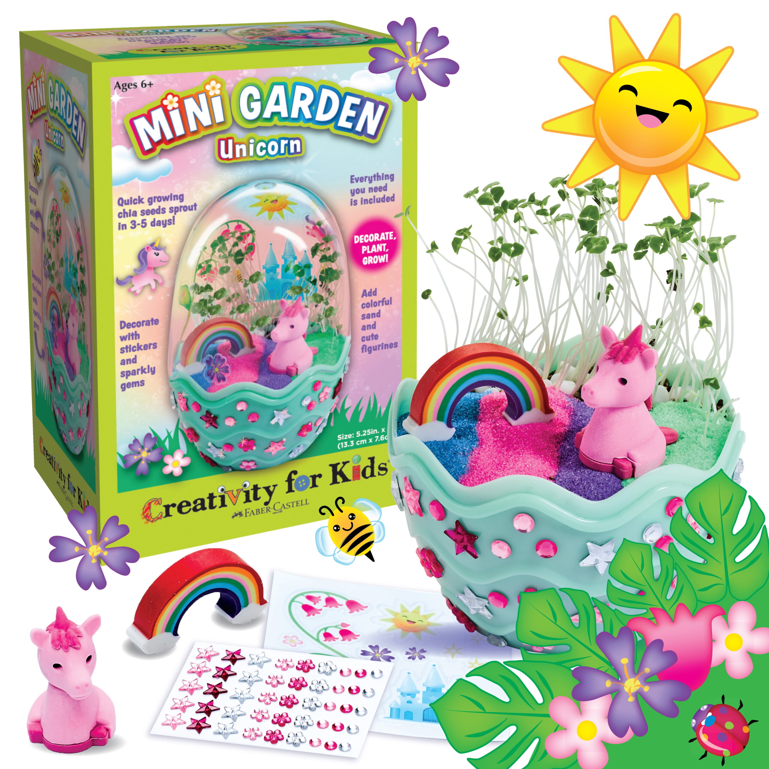 Added Creativity for Kids Mini Garden Unicorn- Child Craft Kit for Boys and Girls to Wishlist