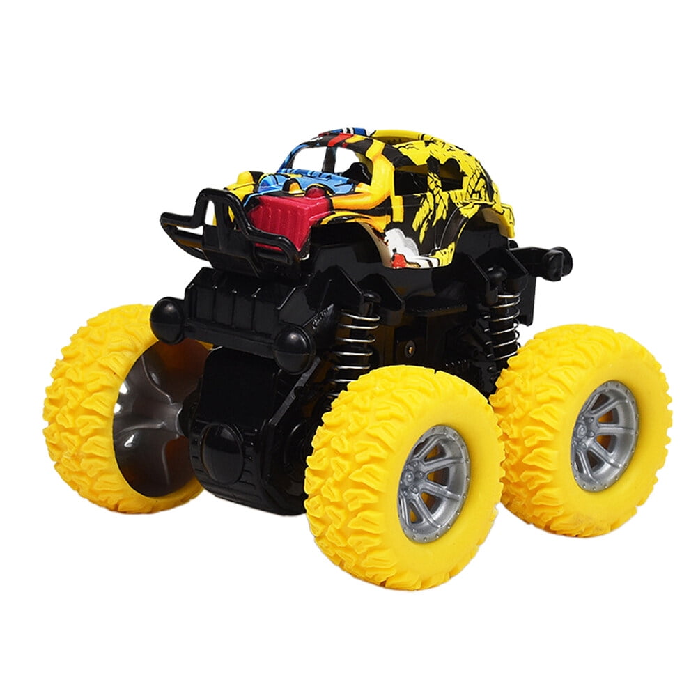 Added Cross Country Vehicle Model Toy Inertia Automobile Toy Model Car Toy Anti-impact Car Toy Four Wheel Drive Vehicle Toy Yellow to Wishlist