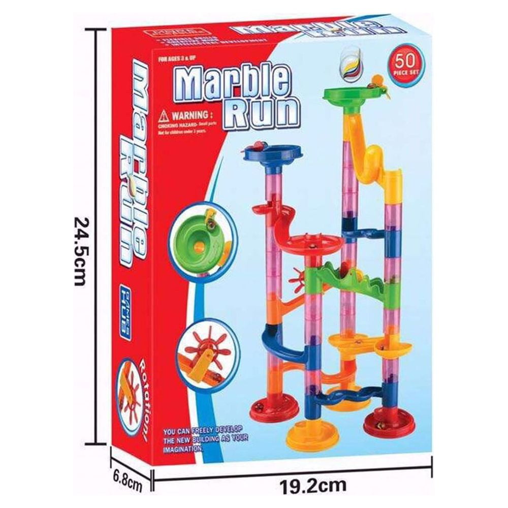 Added DIY Marble Run Coaster Maze Toy - Hanmun DIY Marble Race Toy 50 Piece to Wishlist