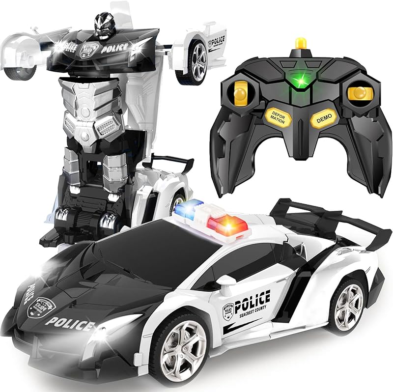 Added Deformation Remote-Control Automobile Toys Fit 4 5 6 7 8 Boys Remote-Control Automobile 4-7 4-6 Years Old Boys, Toy Cars 5 Years Old Boys, 3 4 5 6 7 8 9 10 11 12 Years Old Ears Old Boy to Wishlist