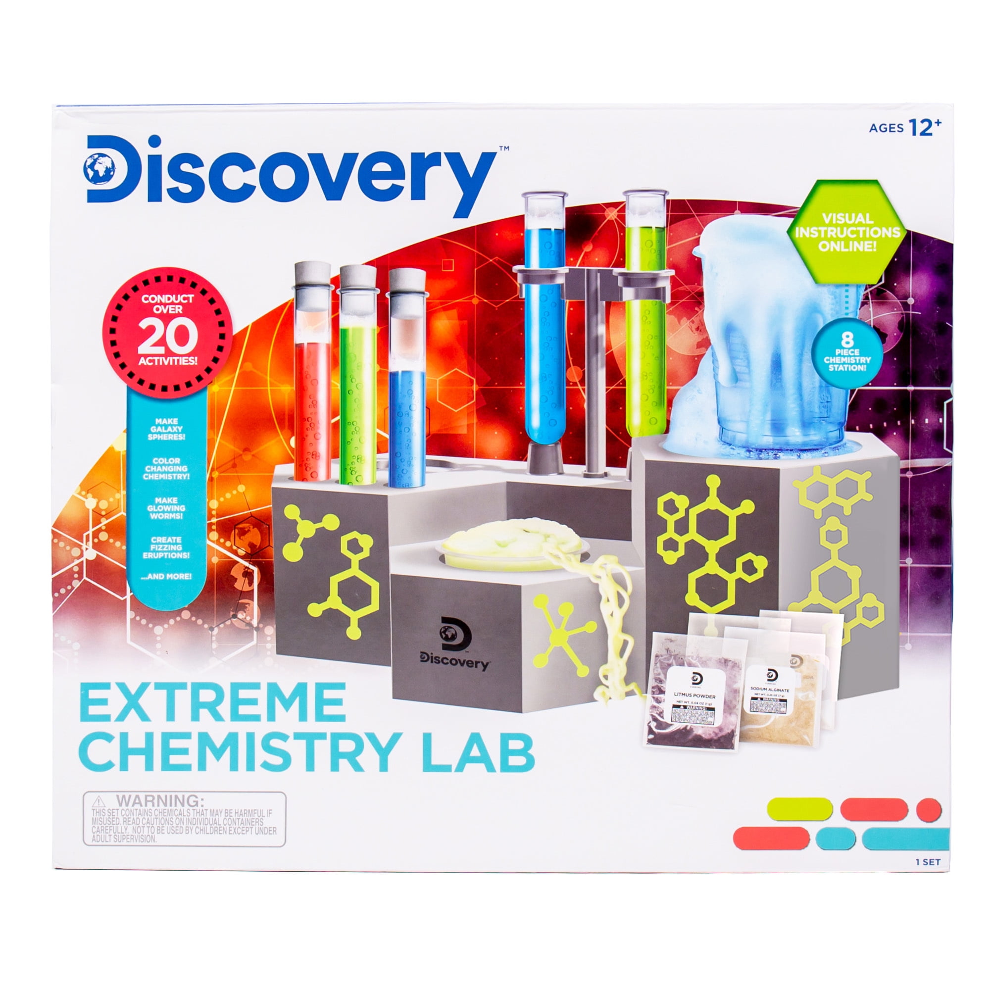 Added Discovery Extreme Chemistry Lab, Boys and Girls, Child, Teen, Ages 12+ to Wishlist