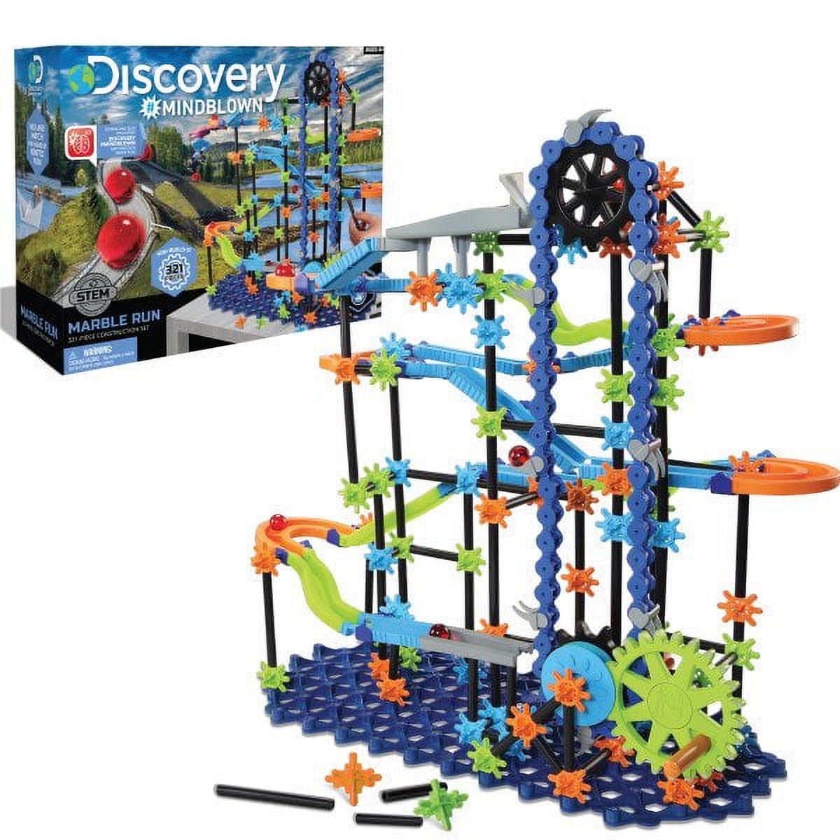 Added Discovery #Mindblown 321-Piece Marble Run Construction and Building Kit for Kids to Wishlist