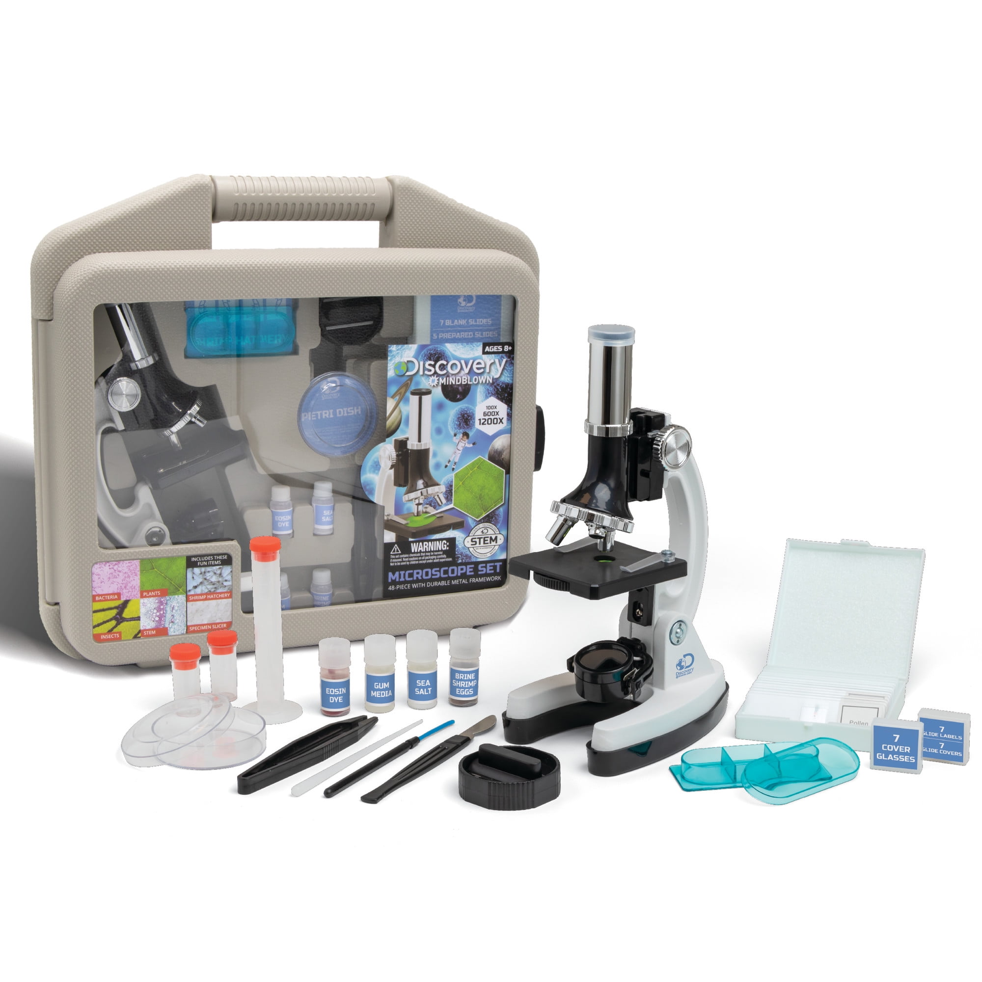 Added Discovery #Mindblown 48-Piece Microscope Set for Children to Wishlist