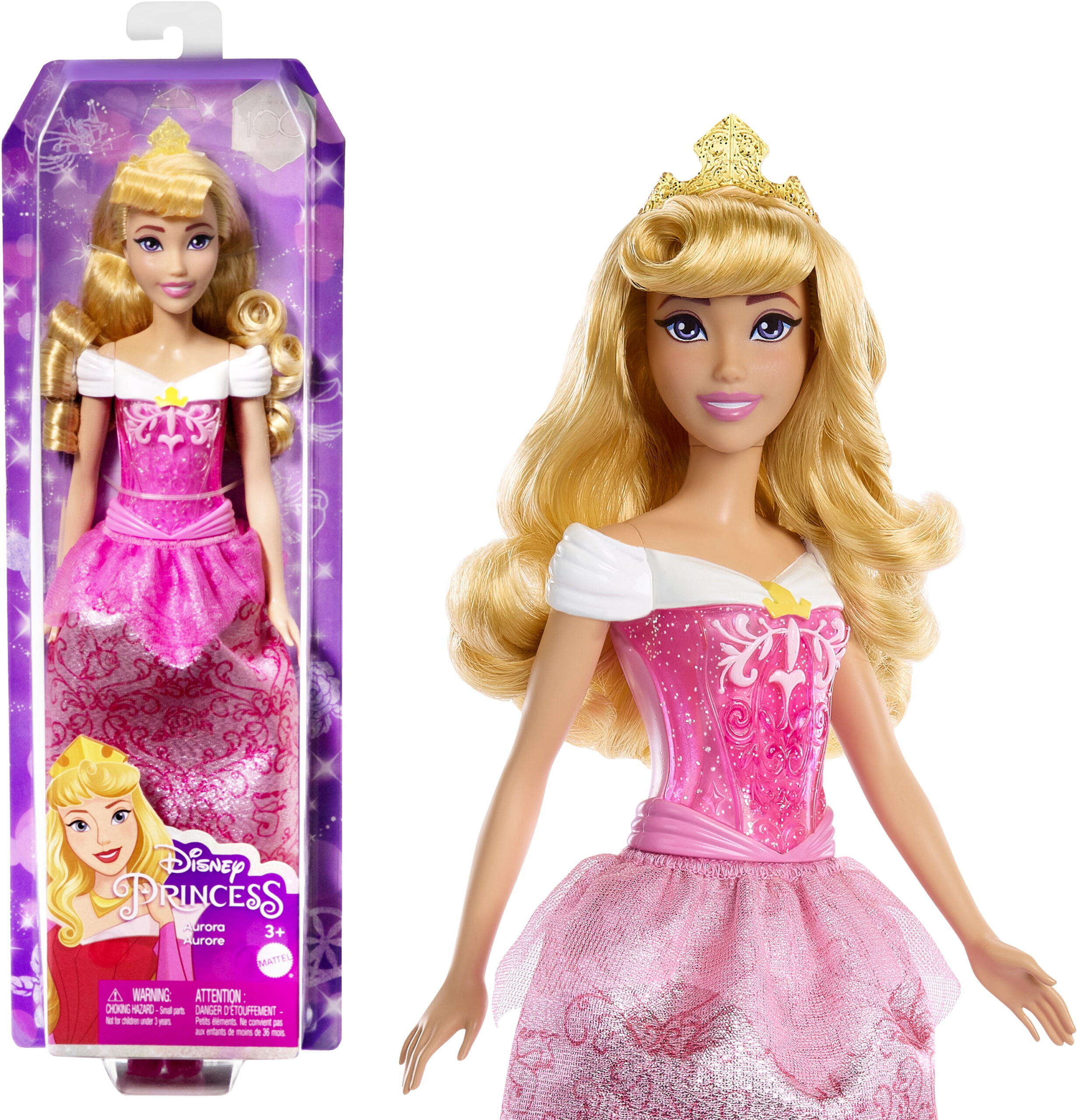 Added Disney Princess Aurora 11 inch Fashion Doll with Blonde Hair, Purple Eyes & Tiara Accessory to Wishlist