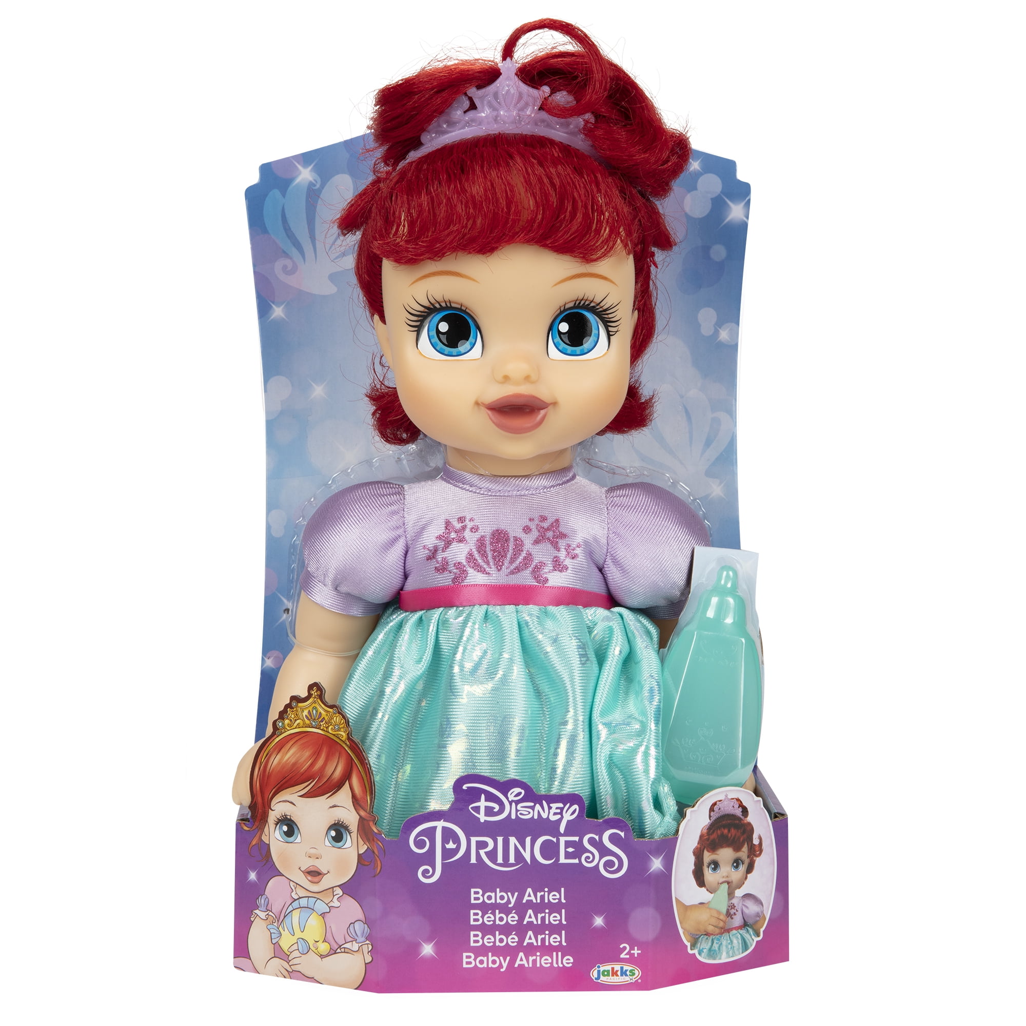 Added Disney Princess Deluxe Ariel Baby Doll Includes Tiara and Bottle, for Children Ages 2+ to Wishlist