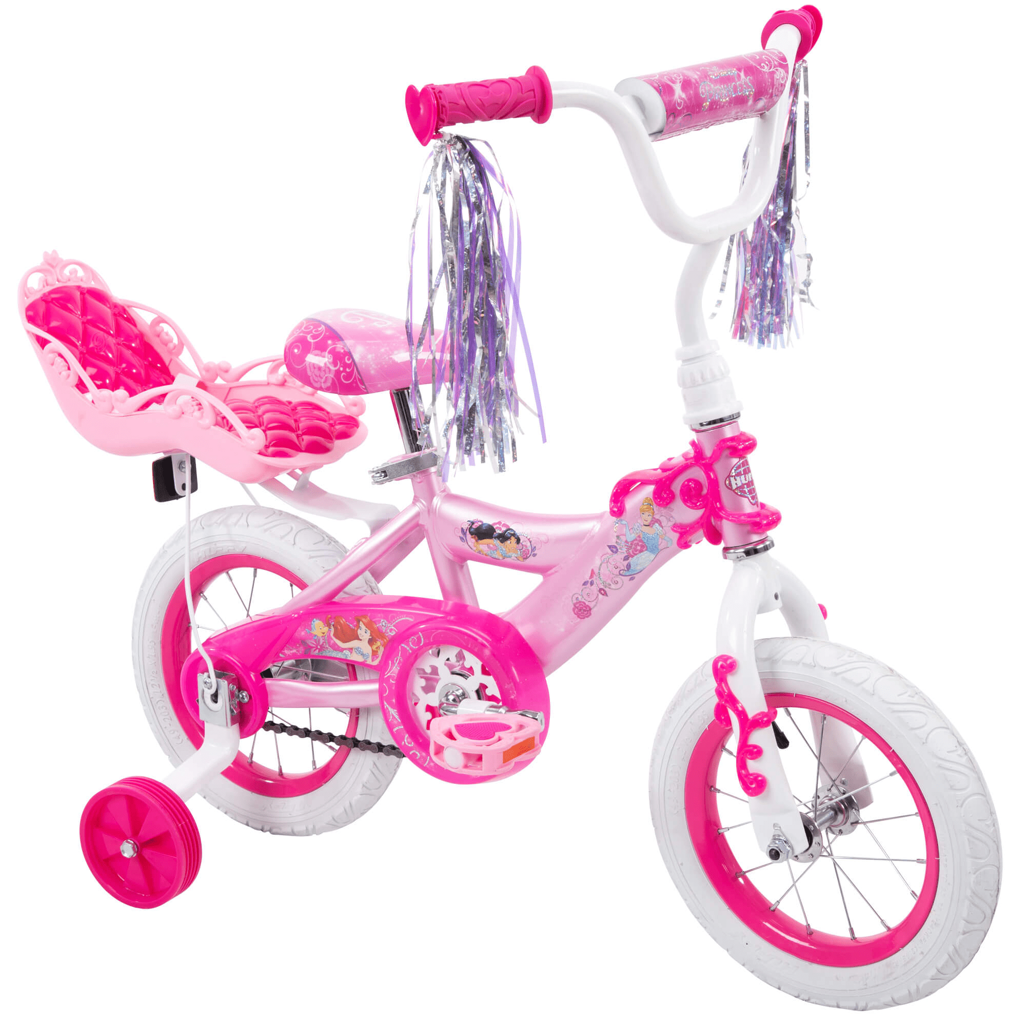 Added Disney Princess Girls' 12" Bike with Doll Carrier by Huffy to Wishlist