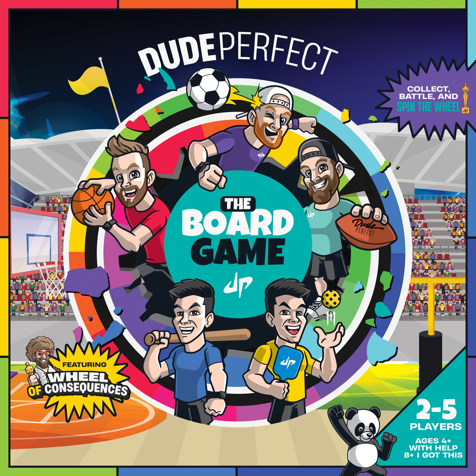 Added Dude Perfect The Board Game: Skills & Action Game, for All Ages, 5 Player Game to Wishlist